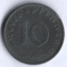 Монета 10 рейхспфеннигов. 1942 год (A), Третий Рейх.