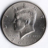 Монета 1/2 доллара. 2000(P) год, США.