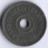 Монета 25 сантимов. 1916 год, Люксембург.