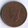 Монета 1 цент. 1942 год, Ньюфаундленд.