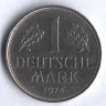 Монета 1 марка. 1974 год (F), ФРГ.