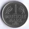 Монета 1 марка. 1980 год (F), ФРГ.