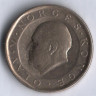 Монета 10 крон. 1985 год, Норвегия.