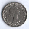 Монета 6 пенсов. 1964 год, Великобритания.