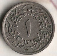Монета 1/10 кирша. 1887 год, Египет.