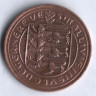 Монета 2 новых пенса. 1971 год, Гернси.