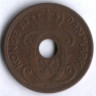 Монета 5 эре. 1934 год, Дания. N;GJ.