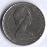 Монета 25 центов. 1970 год, Канада.