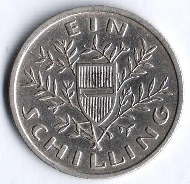 Монета 1 шиллинг. 1926 год, Австрия.