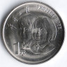 Монета 1 юань. 1994 год, КНР. Год детей.