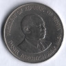 Монета 1 шиллинг. 1980 год, Кения.