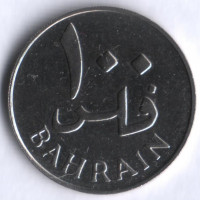 Монета 100 филсов. 1965 год, Бахрейн.