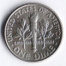Монета 10 центов. 2005(P) год, США.