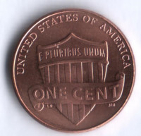 1 цент. 2010(D) год, США.