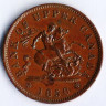 Токен 1 пенни. 1850 год, Верхняя Канада.