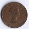 Монета 1/2 пенни. 1964 год, Великобритания.