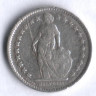 1/2 франка. 1921 год, Швейцария.