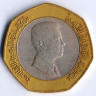 Монета 1/2 динара. 2000 год, Иордания.