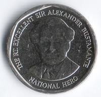 Монета 1 доллар. 2012 год, Ямайка.