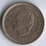 Монета 100 песет. 1998 год, Испания.