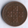 Монета 10 сентаво. 1968 год, Португалия.