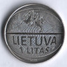 Монета 1 лит. 2011 год, Литва. Чемпионат Европы по баскетболу.