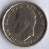 Монета 100 песет. 1989 год, Испания.