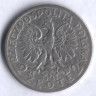Монета 2 злотых. 1933 год, Польша.