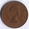 Монета 1 пенни. 1964 год, Новая Зеландия.