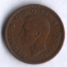 Монета 1 цент. 1943 год, Канада.