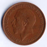 Монета 1/2 пенни. 1913 год, Великобритания.
