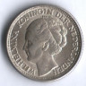 Монета 1/4 гульдена. 1944 год, Кюрасао.