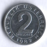 Монета 2 гроша. 1982 год, Австрия. Proof.
