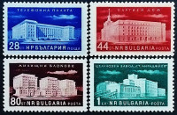Набор марок (4 шт.). "Экономика". 1955 год, Болгария.