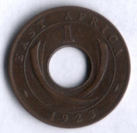 Монета 1 цент. 1923 год, Британская Восточная Африка.
