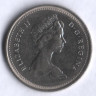 Монета 25 центов. 1979 год, Канада.