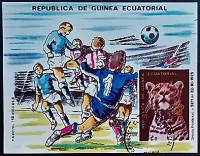Мини-блок. "Чемпионат мира по футболу, Аргентина`1978". 1979 год, Экваториальная Гвинея.