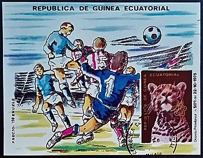 Мини-блок. "Чемпионат мира по футболу, Аргентина`1978". 1979 год, Экваториальная Гвинея.