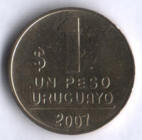 1 песо. 2007 год, Уругвай.