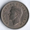 Монета 1 шиллинг. 1950 год, Новая Зеландия.
