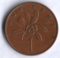 Монета 1 цент. 1969 год, Ямайка.