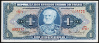Банкнота 1 крузейро. 1954 год, Бразилия.