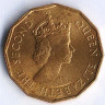 Монета 3 пенса. 1967 год, Фиджи.