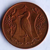 Монета 1 пенни. 1984(AA) год, Остров Мэн.