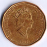 Монета 1 доллар. 1995 год, Канада. Памятник миротворческим силам.