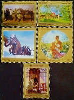 Набор марок (5 шт.). "Современное русское искусство". 2012 год, Россия.