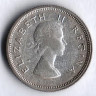 Монета 6 пенсов. 1955 год, Южная Африка.