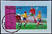 Мини-блок. "Летние Олимпийские игры, Мюнхен`1972". 1972 год, Нагаленд.