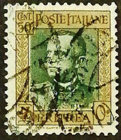 Почтовая марка (50 c.). "Король Виктор Эмануил III". 1931 год, Эритрея (Итальянская Администрация).
