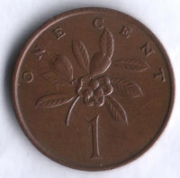 Монета 1 цент. 1970 год, Ямайка.